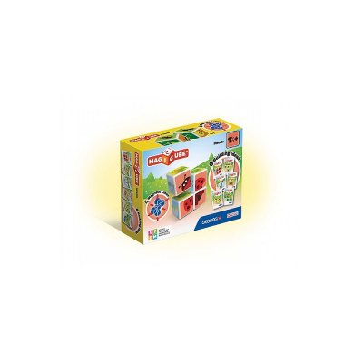 MAGICUBE Geomag 121,  Insects - Building Game with Magnetic Cubes, 4 Cubes