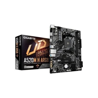 GIGABYTE  A520M H ARGB carte m&egrave;re socket AM4