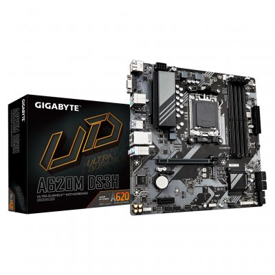 GIGABYTE  A620m Ds3h (rev. 1.0) Amd A620 Emplacement Am5 Micro Atx