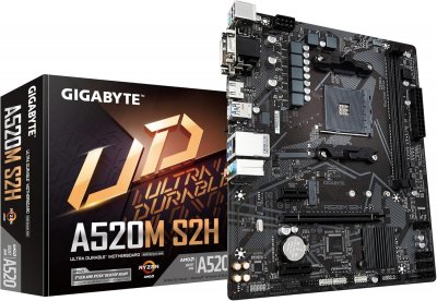 GIGABYTE  Carte M&egrave;re A520m S2h One Size Black