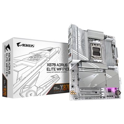 GIGABYTE  Carte M&egrave;re X870 A Elite Wf7 Ice - Prend En Charge Les Proces