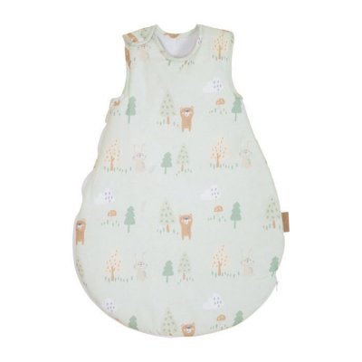 ROBA Gigoteuse sans manches 90 cm en coton vert pastel th&egrave;me for&ecirc;t