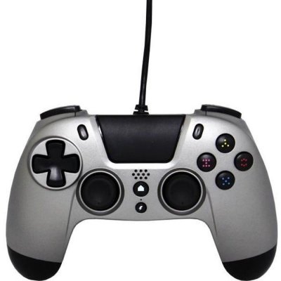 GIOTECK  VX4 Titane USB Manette de jeu Analogique/Num&eacute;rique PC, PlayStation 4