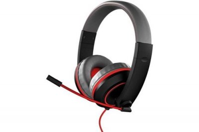 GIOTECK  xh100 s auriculares gaming multiplataforma negro/rojo