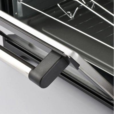 GIRMI  FE6000 Four &eacute;lectrique 2000 W acier inoxydable rouge