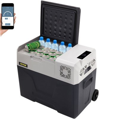VEVOR Glaci&egrave;re Electrique Avec Panneau Num&eacute;rique Intelligent 56.9x36.8x48.3cm 45W