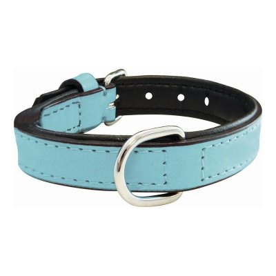GLORIA  Collier pour chien en Cuir  Padded 45 cm bleu T.U