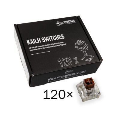 GLORIOUS PC GAMING RACE Glorious kailh switches x120 (marron) KAI-BROWN