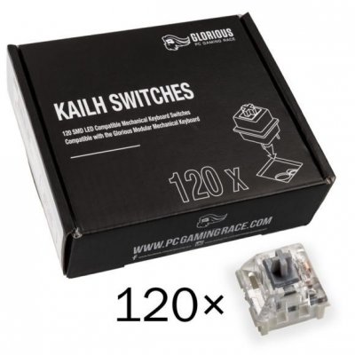 GLORIOUS PC GAMING RACE  Pack de 120 switchs MX Kailh Speed Silver