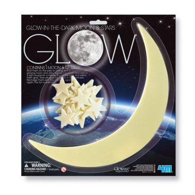  Glow in the dark lune et etoiles