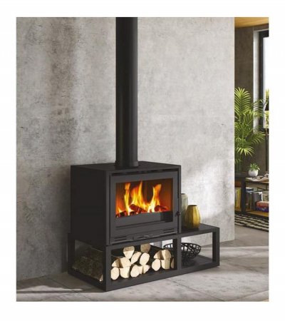GODIN  Po&ecirc;le &agrave; bois 7kw noir - 411108anth - 