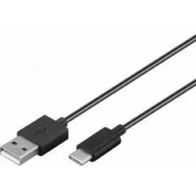 GOOBAY  45735 c&acirc;ble USB 1 m USB 2.0 USB A USB C Noir