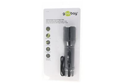 GOOBAY  Super-Bright 1500 Led Lampe De Poche &Agrave; Pile(S) 1500 Lm 255 G