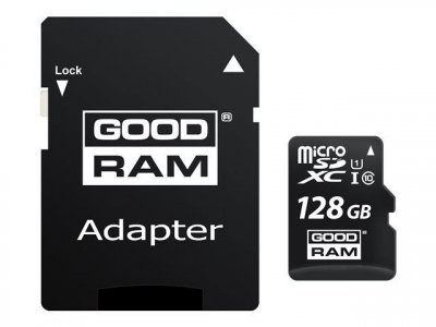 GOODRAM  C10-micro SD Carte m&eacute;moire Micro SD SDHC de 128 Go