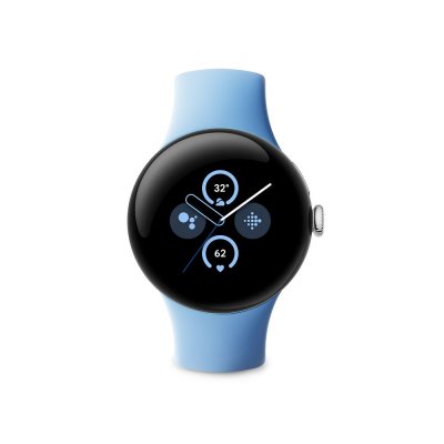 GOOGLE  Pixel Watch 2 argent brillant Bracelet Sport bay LTE) - neuf