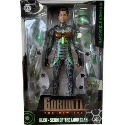 GORMITI  - Figurine articul&eacute;e de 27 cm Scion avec armure - Terre