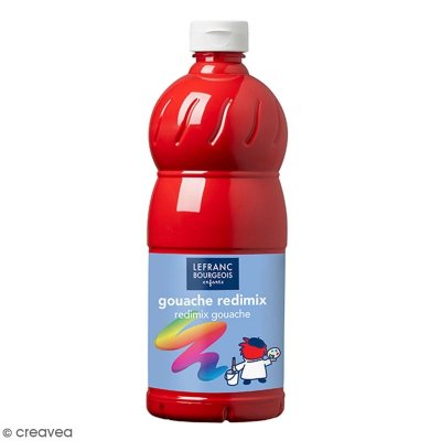 LEFRANC & BOURGEOIS Gouache - COLOR&Co - 1000ml - Rouge Primaire