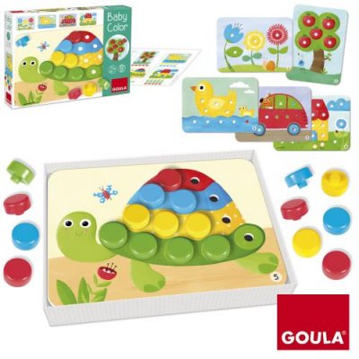 GOULA  couleur b&eacute;b&eacute; mosa&iuml;que 26 pi&egrave;ces