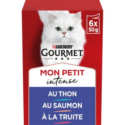 GOURMET  Mon Petit avec Poisson (6x50g) chat 4 x (6 x 50g)