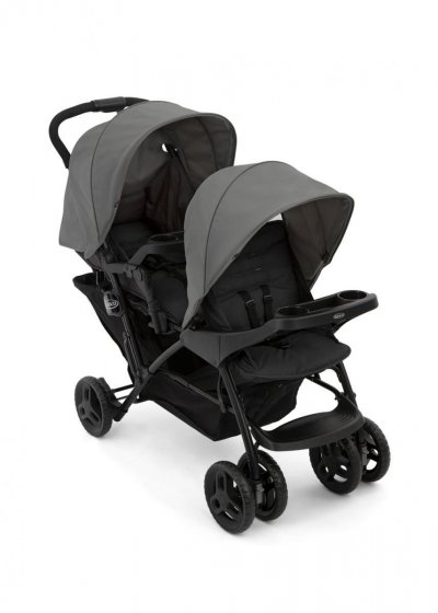 GRACO  - 6L199TTNEU - Poussette Double Stadium Duo Gris fonc&eacute;
