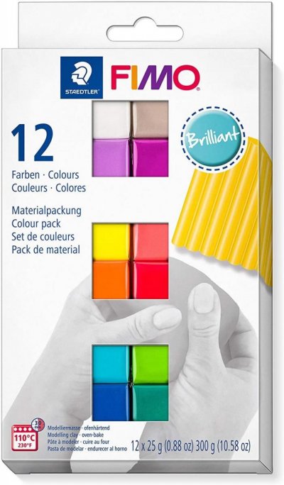 GRAINE CREATIVE  - 261626 - Coffret Fimo Soft couleurs brillantes