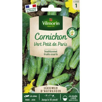 VILMORIN Graines de Cornichon Vert Petit de Paris 