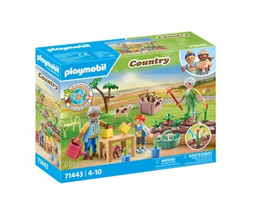 Grands-parents Et Potager - Playmobil&reg; La Vie &Agrave; La Ferme - 71443