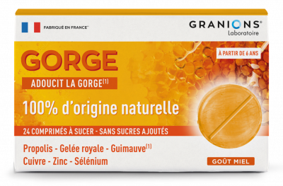 Granions Comprim&eacute; &agrave; Sucer Gorge 24x - Bo&icirc;te 24 comprim&eacute;s