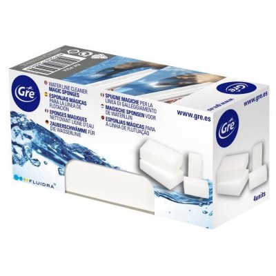GRE  Lot de 4 Gommes de nettoyage de la ligne d' eau de la piscine