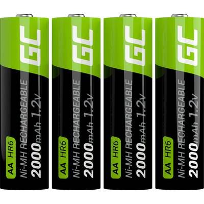 GREEN CELL  GR02 pile domestique Batterie rechargeable AA Hybrides GR02