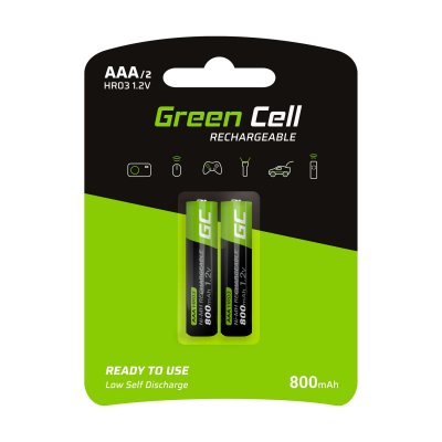 GREEN CELL  GR08 pile domestique Batterie rechargeable AAA GR08