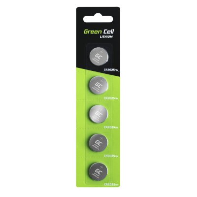 GREEN CELL  XCR04 pile domestique Batterie &agrave; usage unique CR2025 XCR04
