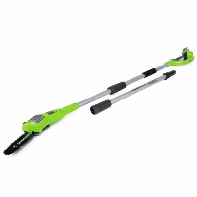 GREENWORKS  Scie &agrave; perche avec batterie 24 V 2 Ah G24PS20 2000107UA