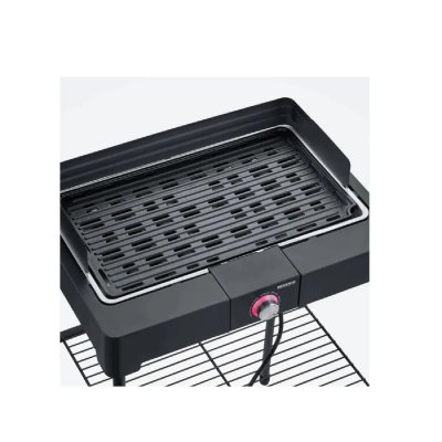 SEVERIN Gril barbecue &eacute;lectrique sur pieds  PG8568 2200 W Noir