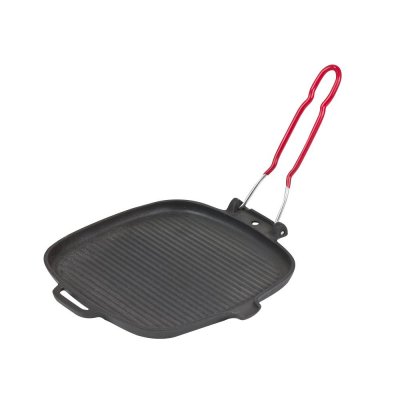 INVICTA GRILL CARRE 27,5 CM FONTE NOIRE