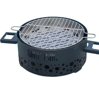 GRILL CHIC  barbecue charbon de bois - avec couvercle