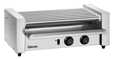 BARTSCHER Grill pour Saucisses Hot Dog &agrave; Rouleaux - - - Acier inoxydable 600x320x230mm