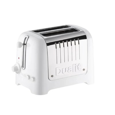 DUALIT Grille-pain 2 fentes 1200w blanc/inox - 26223 - Lite - 