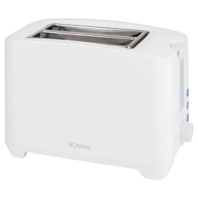 BOMANN Grille-pain 2 fentes Blanc  TA6065CB-Blanc - Blanc
