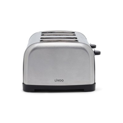LIVOO Grille-pain 4 fentes DOD197 Gris