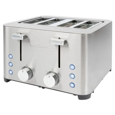 PROFICOOK Grille-pain 4 tranches PC-TA 1252, acier inox