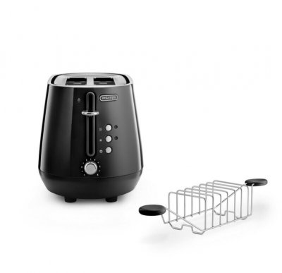 DELONGHI Grille-pain  Eclettica CTY2103.BK - 900 W, noir