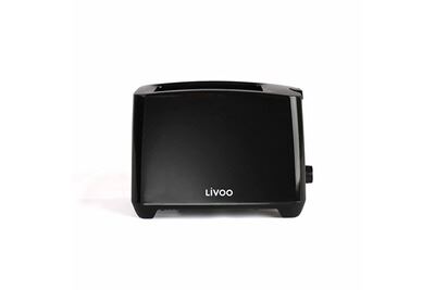  Grille-pain deux fentes Livoo DOD162N Noir - Thermostat r&eacute;glable - 750W