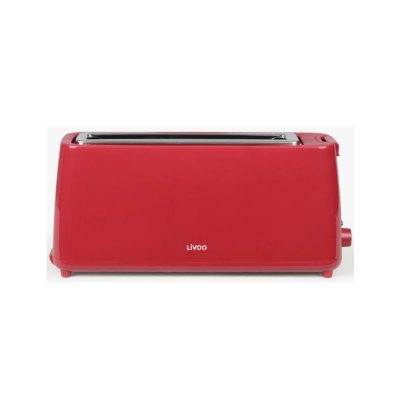 LIVOO Grille pain  DOD168RC - Rouge