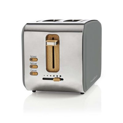 NEDIS grille-pain  soft-touch gris 