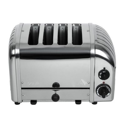 DUALIT Grille Pain Professionnel Electrique Combi - 4 Tranches -  