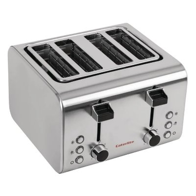 CATERLITE Grille Pain Professionnel Inox - 4 Tranches -  