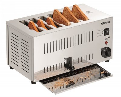 BARTSCHER Grille Pain Professionnel Inox - 6 Tranches -  - 265 