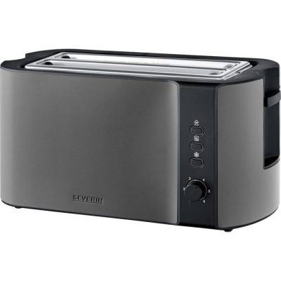 SEVERIN Grille-pain -  - 9341 - Acier inoxydable - 2 tranches - Noir