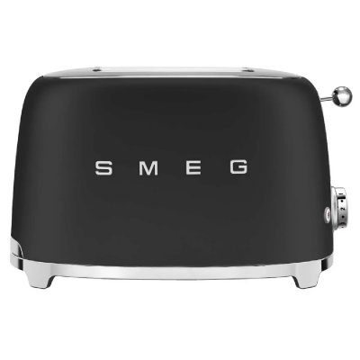SMEG Grille-pain  TSF01BLMEU Noir mat 